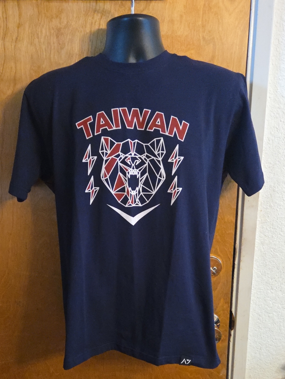 NWT A7 Bar Grip T-shirt 'Taiwan Navy' Women's Shirt Size Large Strongwear